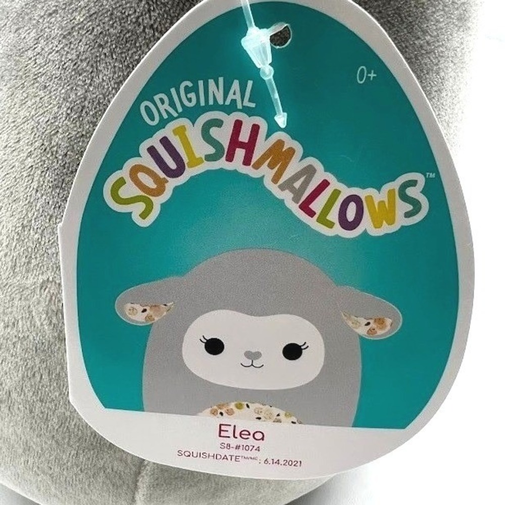 Squishmallows 8" Elea the Lamb Floral Spring Plush NEW - Picture 5 of 6